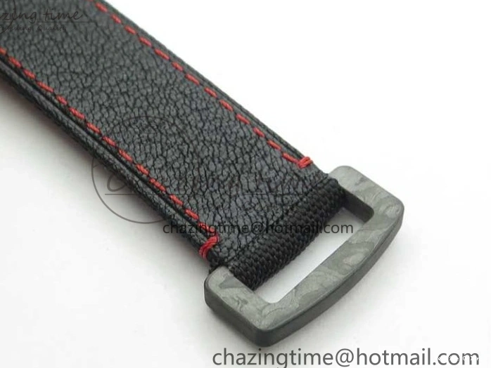 1218 WrinkleFree Daytona DIW Carbon OMF Best Edition Carbon Black Dial Red Hand on Black Nylon Strap A 2846